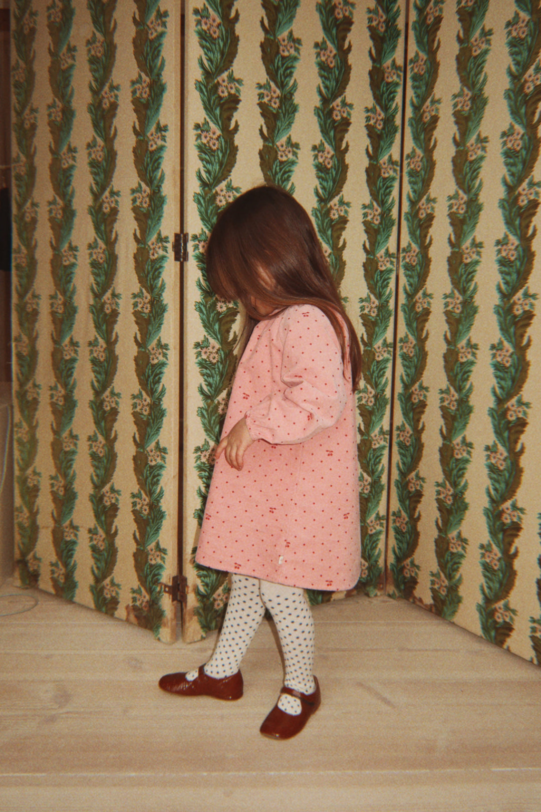 Konges Sløjd - Marlo Dress Gots Ks106146 - Cherry Dot Scarlet