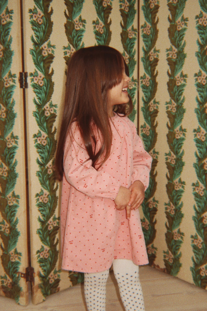 Konges Sløjd - Marlo Dress Gots Ks106146 - Cherry Dot Scarlet