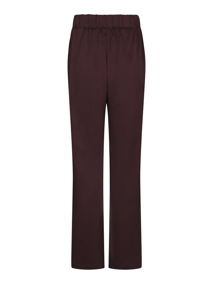 Valentin Studio - Comfy Pants Heavy Satin - Burgundy Bukser 