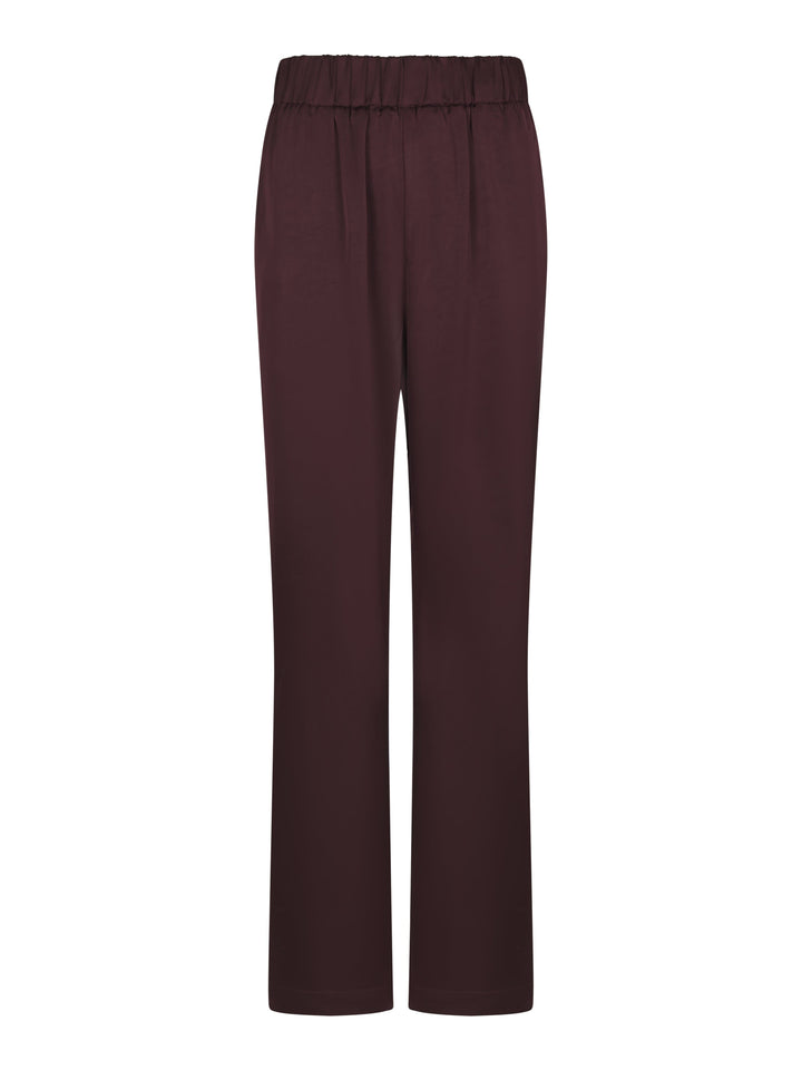 Valentin Studio - Comfy Pants Heavy Satin - Burgundy Bukser 