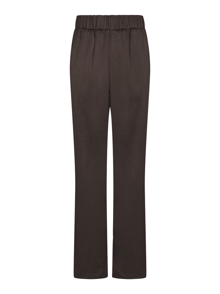Valentin Studio - Comfy Pants Heavy Satin - Dark Brown Bukser 