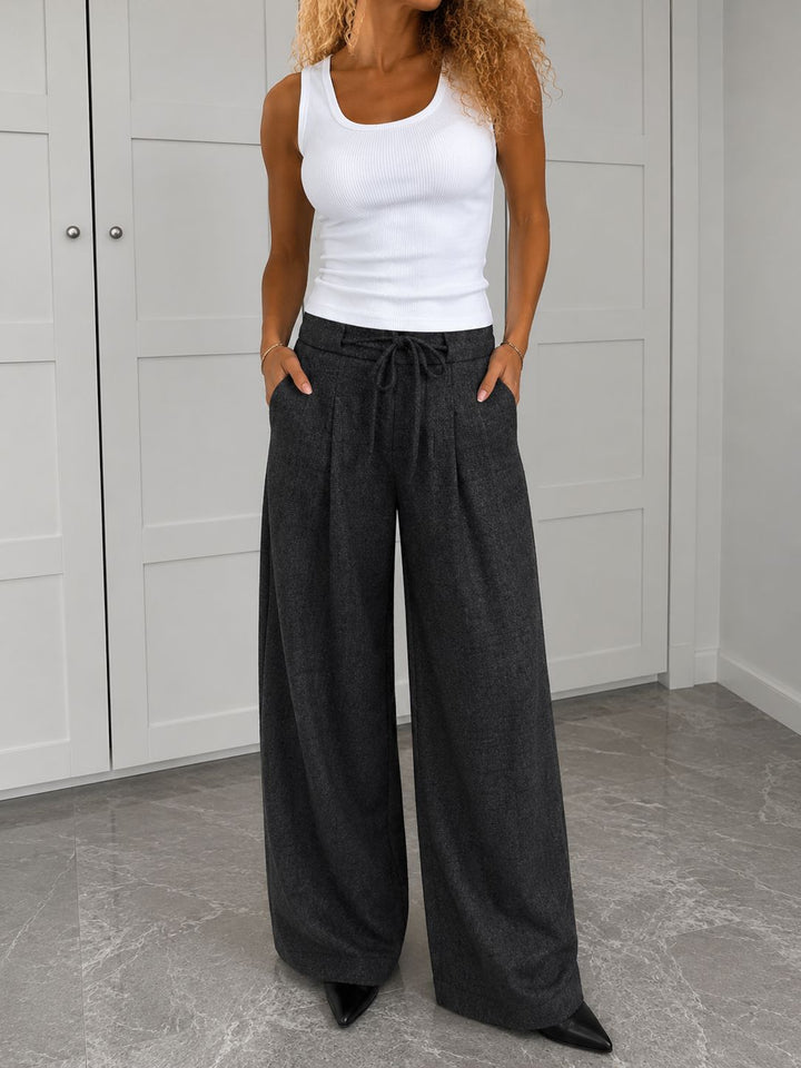 Valentin Studio - String Pants - Grey Bukser 