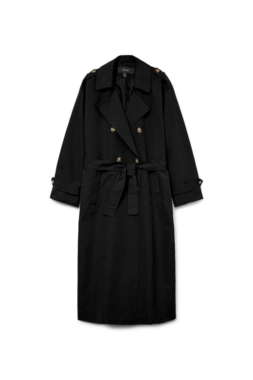 Vero Moda - Vmchloe Long Trenchcoat - 4450192 Black