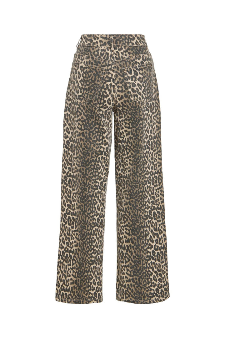 Vila - Vichia Jeans/1 - 5172610 Birch Leopard