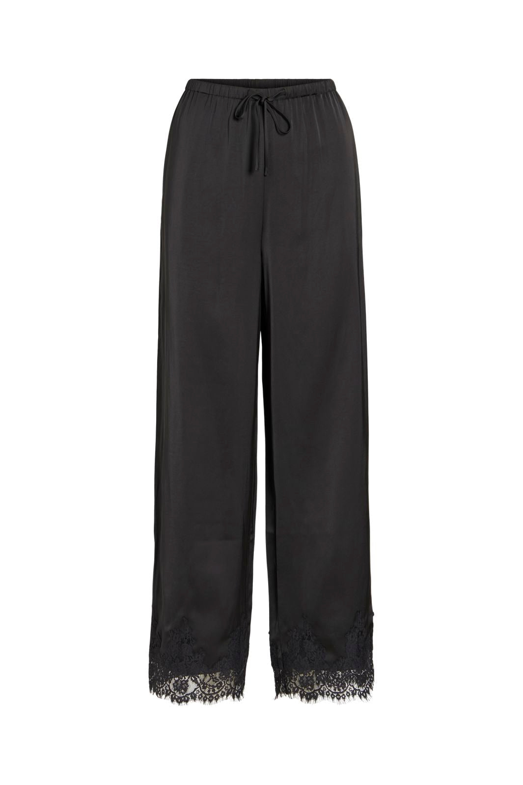 Vila - Vidutty Pri Lace Pants - 5176216 Black Beauty