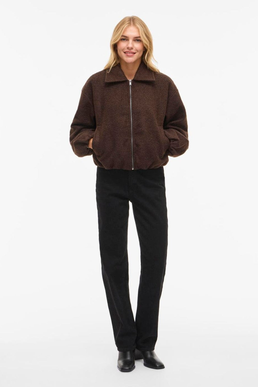 Vila - Vijadas Bomber Jacket /3 - 4909334 Coffee Bean