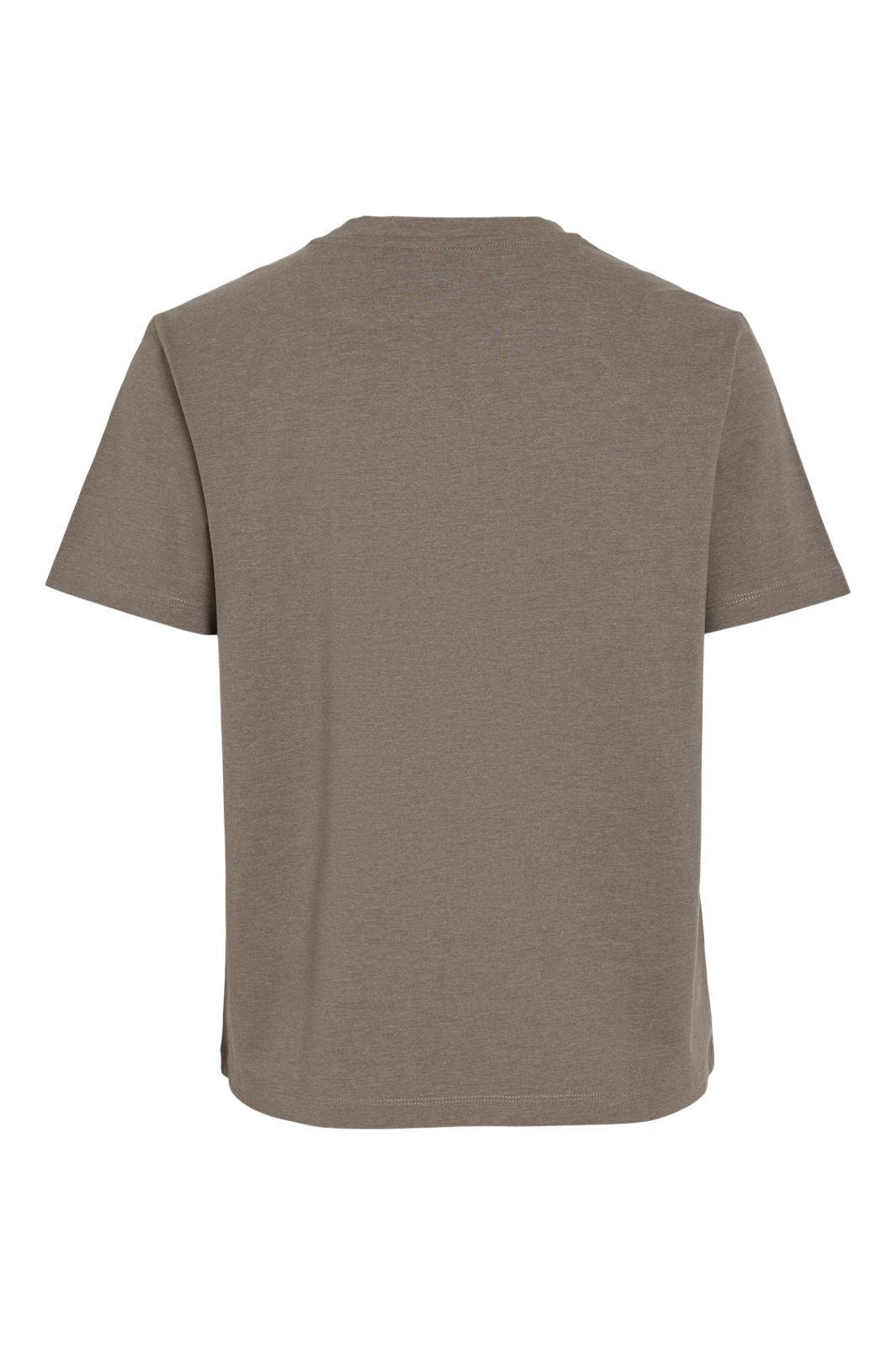 Vila - Vinora S/S T-Shirt - 4897705 Falcon Melange