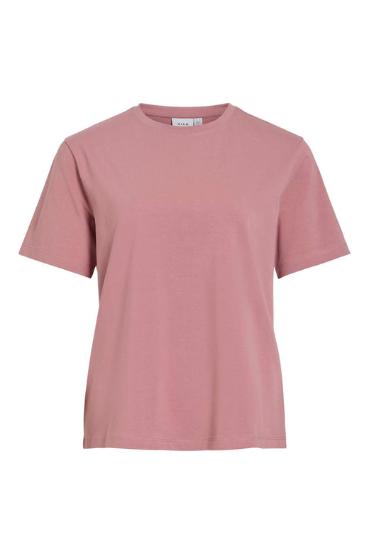 Vila - Vinora S/S T-Shirt - 5025601 Nostalgia Rose