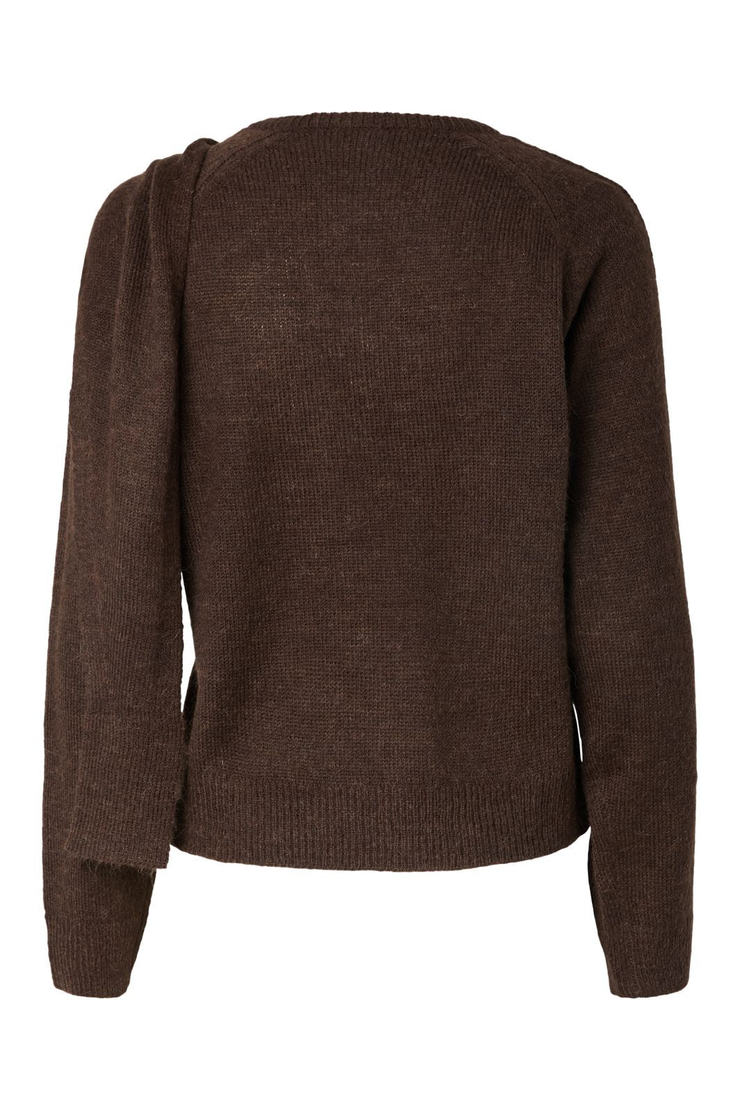 YAS - Yascala Ls Cape Knit Pullover - 5237991 Chocolate Brown