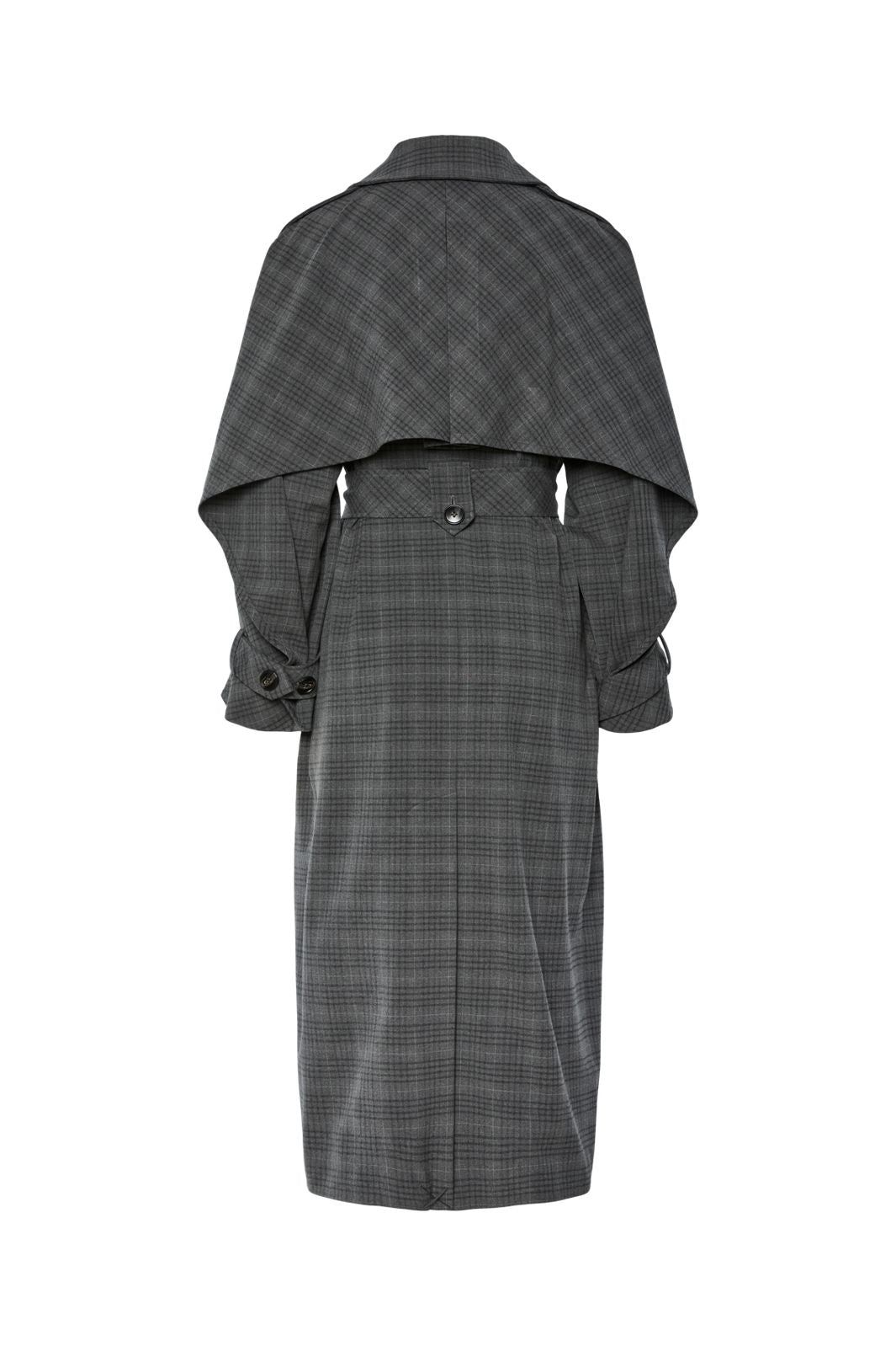 YAS - Yascicco Ls Long Coat - 4887412 Dark Grey Melange W. Black