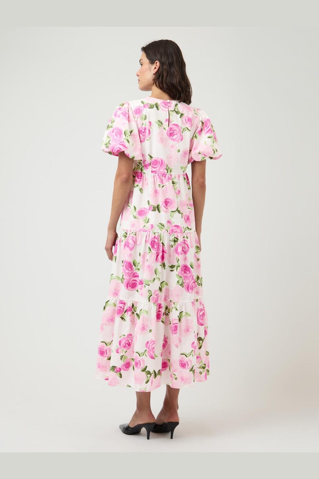 YAS - Yascolea Ss Ankle Dress - 5038687 Star White Pink Emula