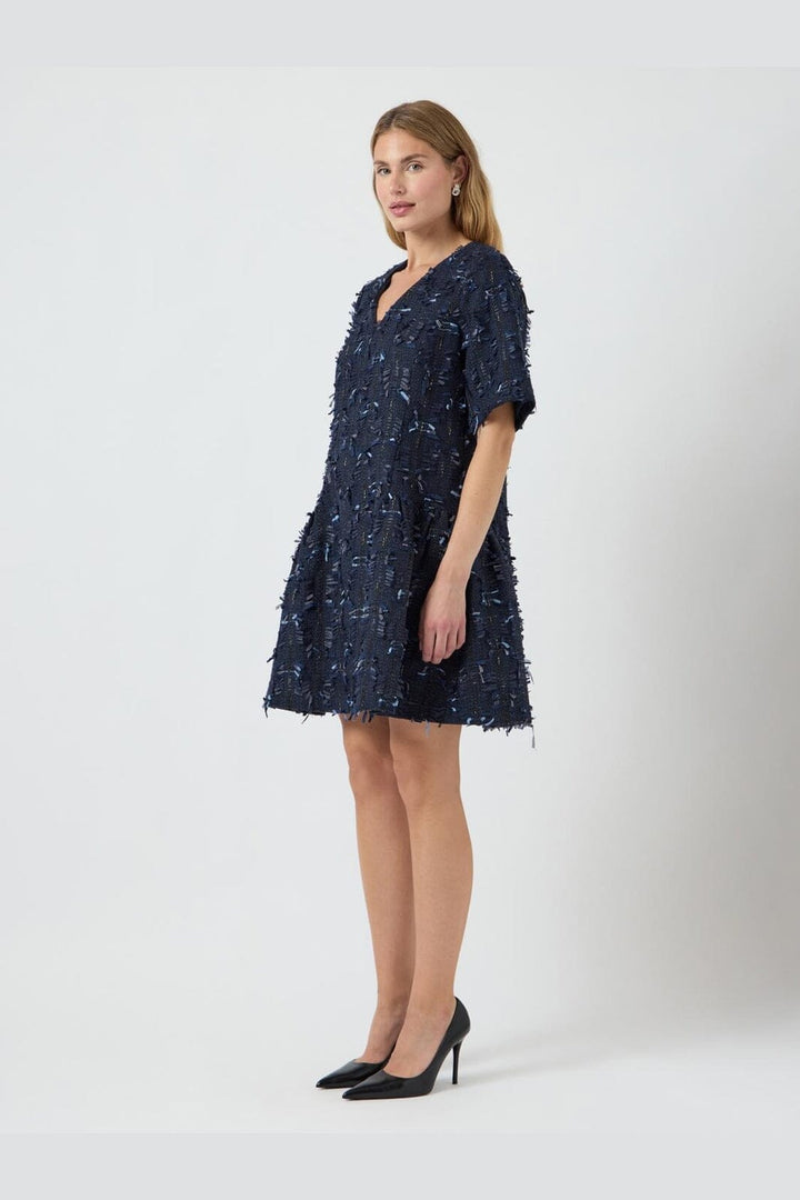 YAS - Yasdira 2/4 Dress - 4882947 Navy Blazer