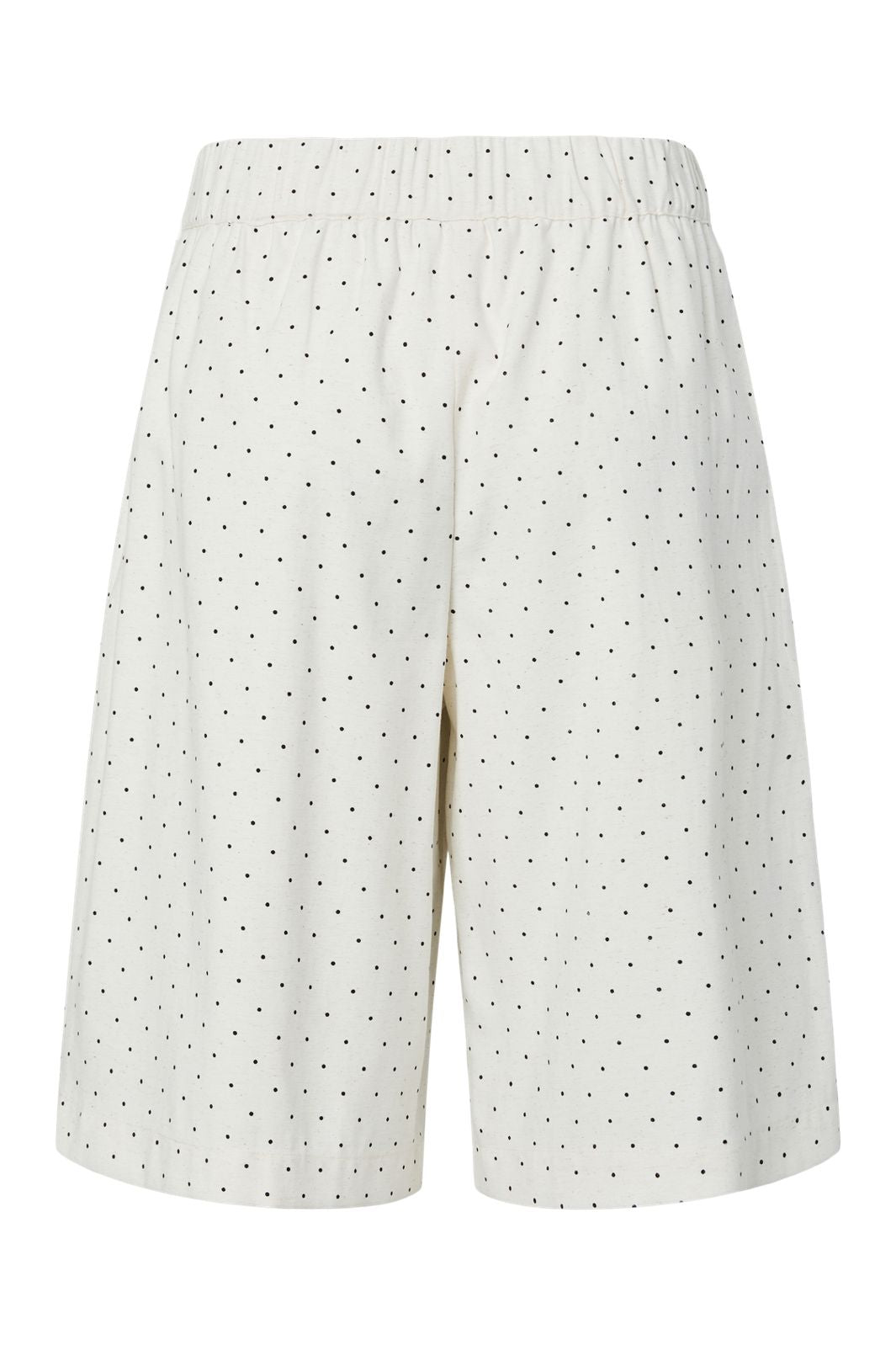 YAS - Yasdotly Long Shorts - 5018049 Star White W. Black Dots