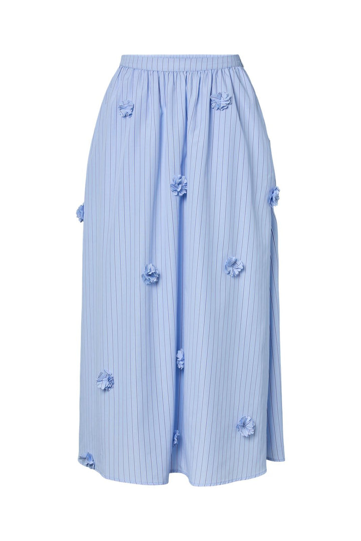 YAS - Yasferima Long Skirt - 5018852 Skyway W. Stripes