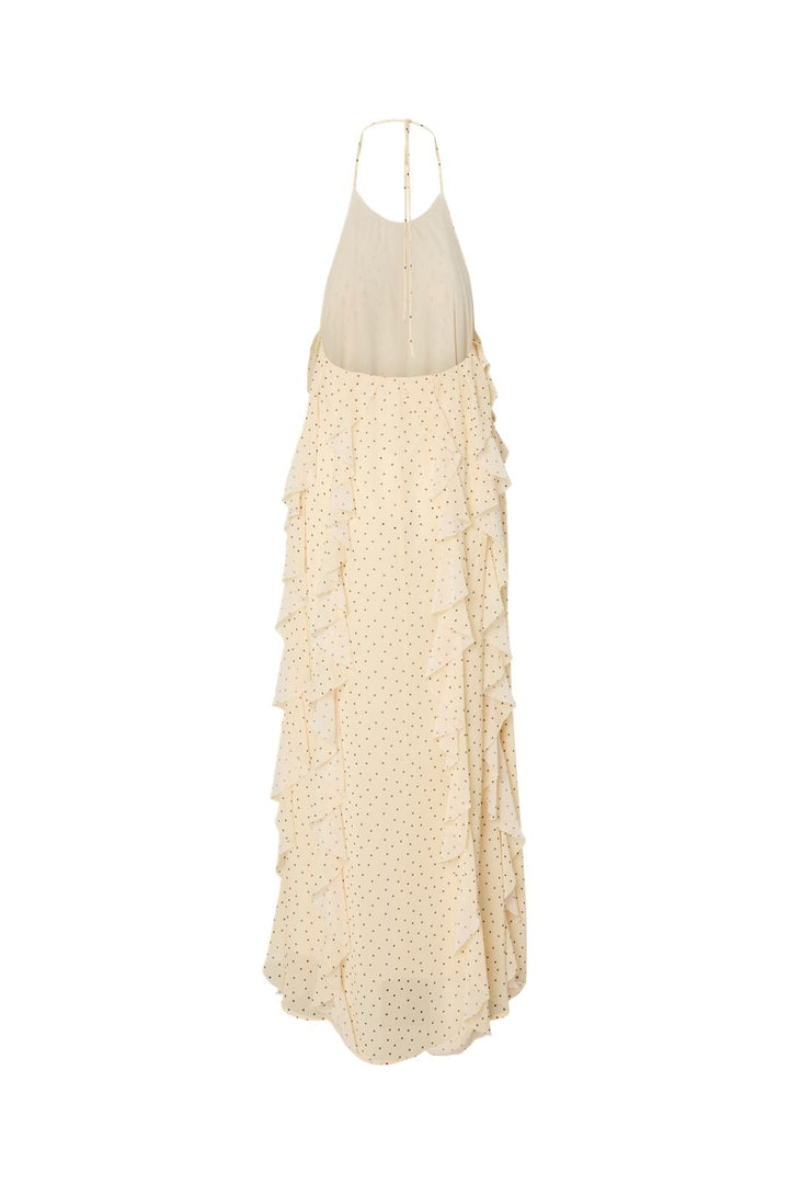 YAS - Yasfinillo Halterneck Long Dress - 5092836 Anise Flower Dots