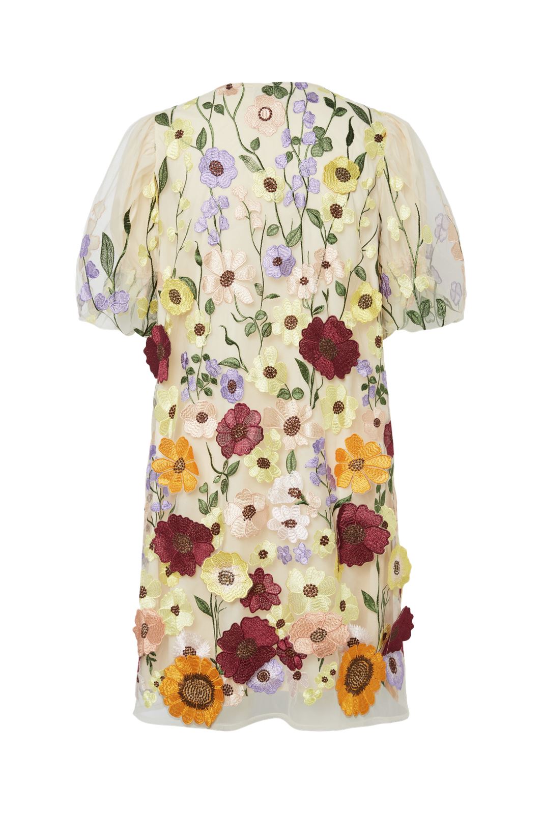 YAS - Yasflowering Ss Dress New - 4802617 Whisper White Flowers