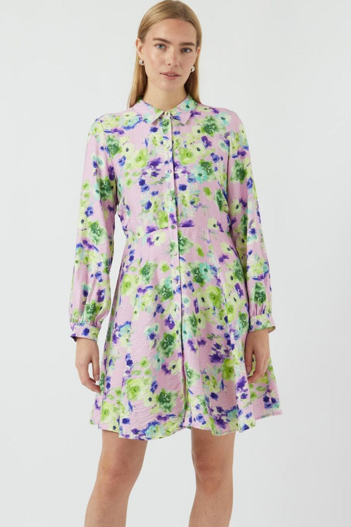 YAS - Yaskaya Ls Shirt Dress - 4710063 Pale Lilac Wilma