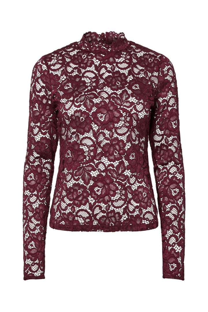 YAS - Yaslacey Ls Lace Top - 4961139 Port Royale