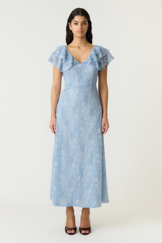 YAS - Yaslovisa Ss Ankle Lace Dress - 5132282 Skyway