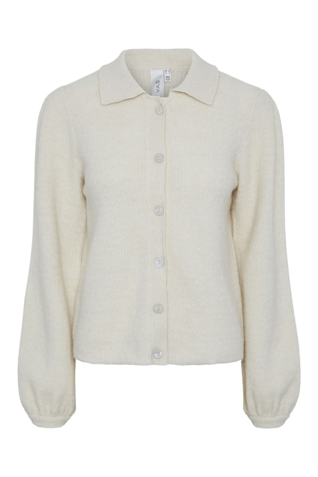 YAS - Yasmaffy Ls Knit Cardigan - 4545690 Birch Melange