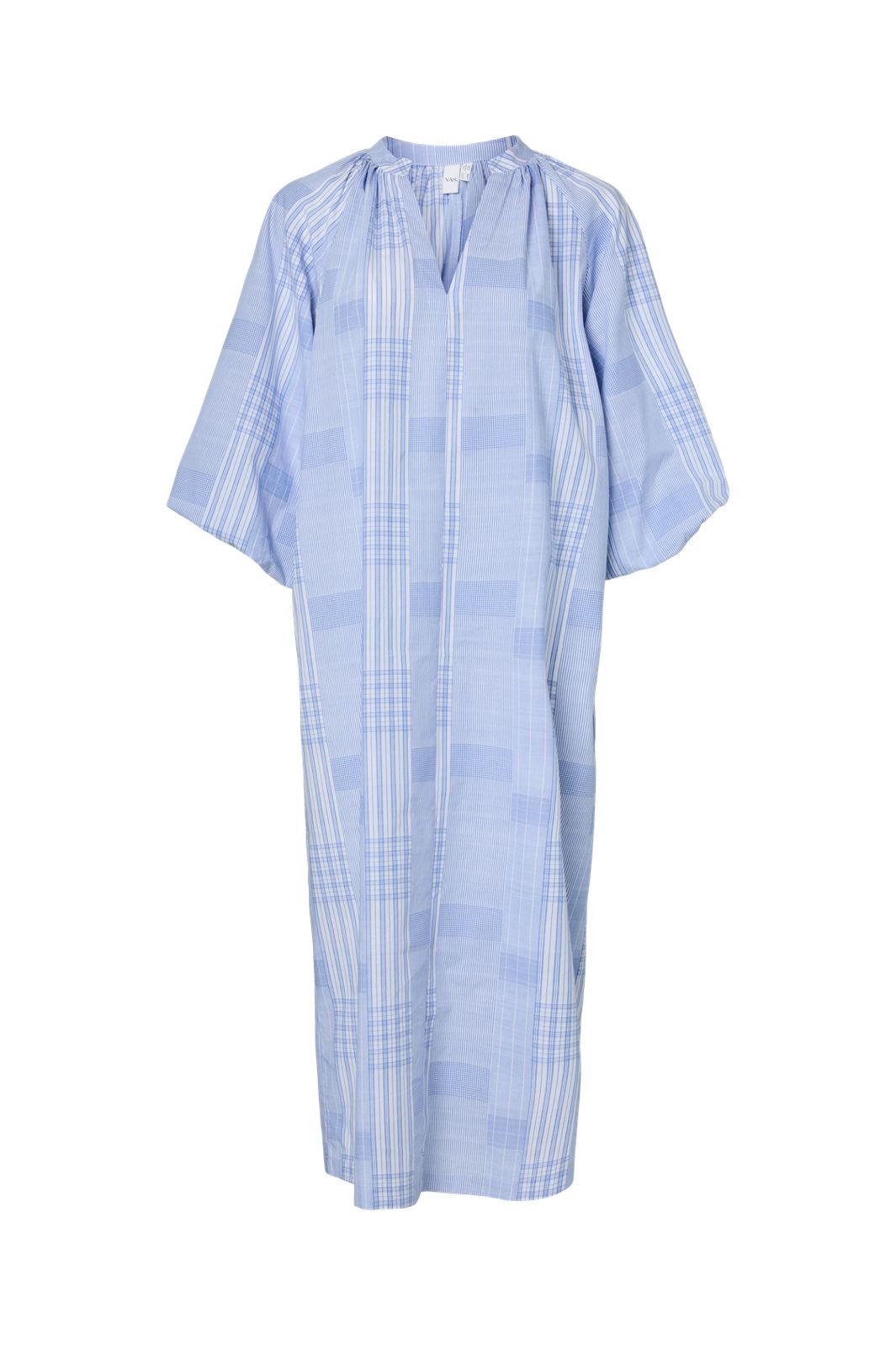 YAS - Yasmartine 3/4 Long Dress - 4933731 Star White Martine Checks