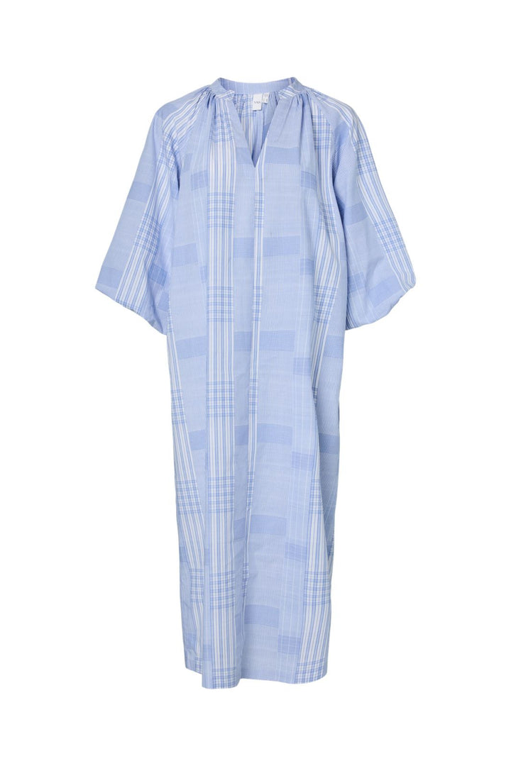 YAS - Yasmartine 3/4 Long Dress - 4933731 Star White Martine Checks