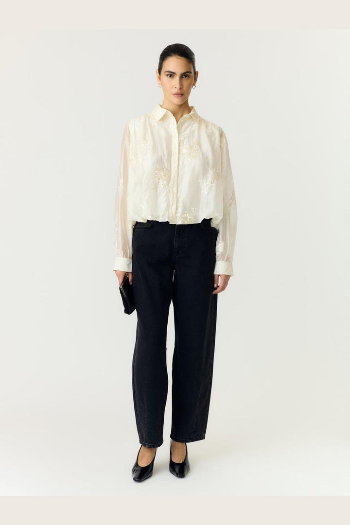 YAS - Yasmila Ls Shirt - 5225323 Pristine Sequins