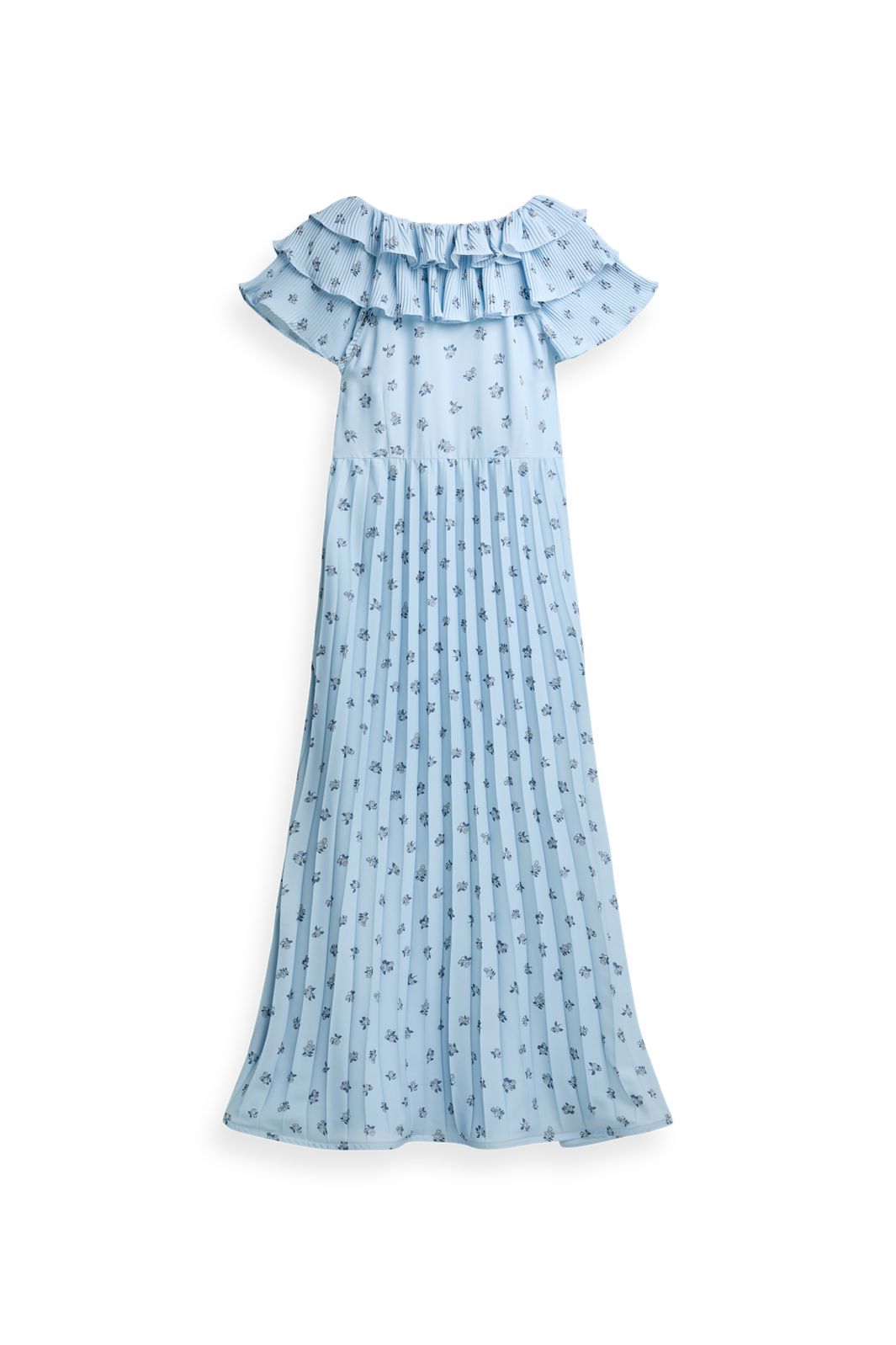 YAS - Yassvea Ss Ankle Dress - 5139743 Skyway Svea Print